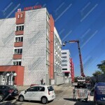 Медицински комплекс "Сити Мед" - Ремонт на фасадата и прекарване на кабели за индивидуални партиди
